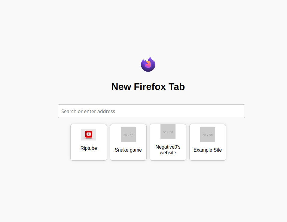 fake new Tab